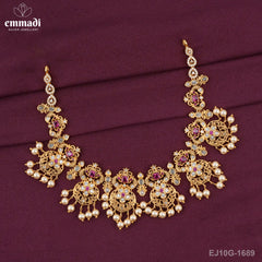 Kaamarda Stone Pink Necklace