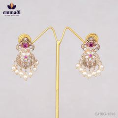 Kaavraa Stone Pink Studs