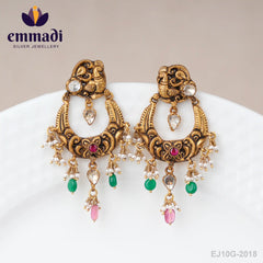 Niranjana Kundan Nakshi Pink Hangings