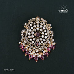 Sayantika Victorian Pink Pendant