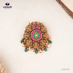 Taanusiya Kundan Nakshi Multi Pendant