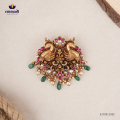 Tannistha Kundan Nakshi Pink Pendant