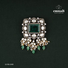 Yatavrata Victorian Green Pendant