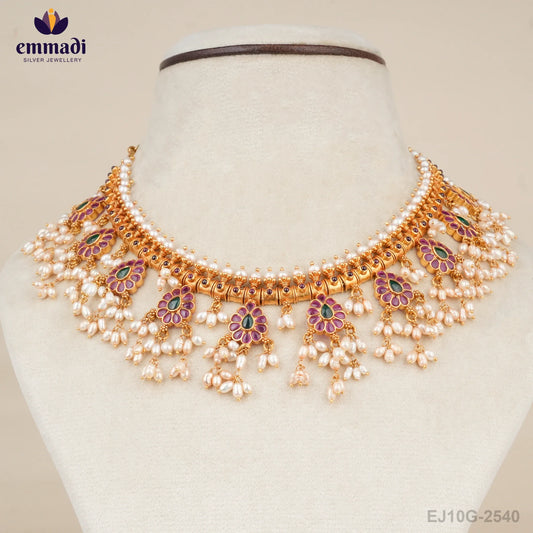 Charulekha Guttapusalu Multi Necklace