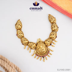 Ekaparnika Kundan Nakshi Multi Necklace