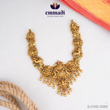 Nasira Elegant Pagadam Kundan Nakshi Necklace