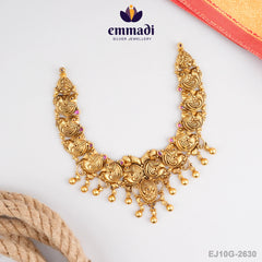 Jaya Priya Kundan Nakshi Pink Necklace