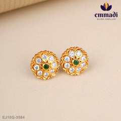 Tapatanaya Stone Green Studs