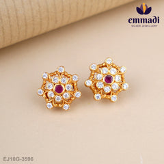 Tiksavega Stone Red Studs