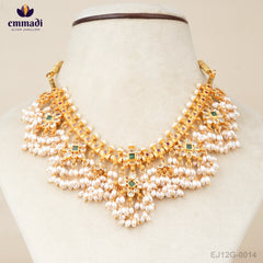 Kuchasthala Guttapusalu Multi Necklace