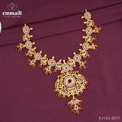 Labangalata Nakshi Pink Necklace