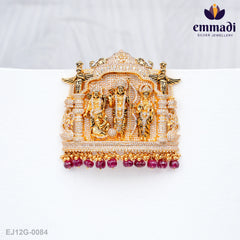 Mriganayana Ramparivar Pink Pendant