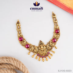 Tanuvardhana Nakshi Pink Necklace