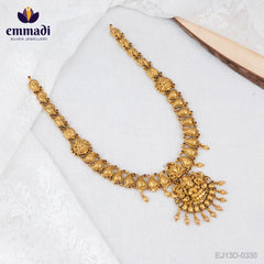 Kavya's Antique Na Long Necklace: Handcrafted Indian Jewellery
