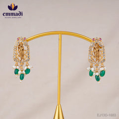 Saranya's Nakshi Red Hangings: Handcrafted Indian Jewellery