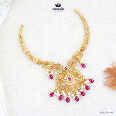 INDRATHA Exquisite Pink Stone Silver Jewellery