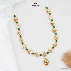 INDRE Exquisite Green Stone Necklace