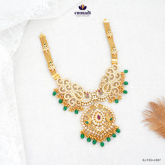 INDUJA Elegant Multi-Coloured Stone Necklace