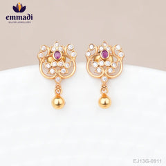 Baishakh Stone Red Studs