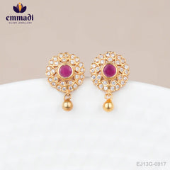 Fathiyah Stone Red Studs