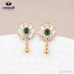 Kshitesh Stone Green Studs