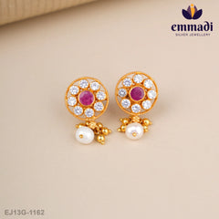 Diti Stone Pink Studs