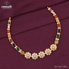 Soli Stone Navrathan Necklace