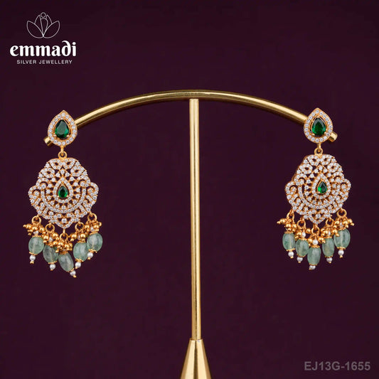 Aveni Cz Green Hangings