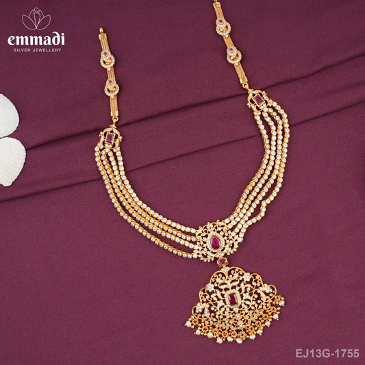 Briti Stone Red Necklace