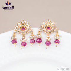 Elili Stone Pink Studs