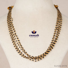 Deepti Beads Black Chain
