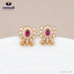Dristi Stone Pink Studs