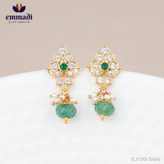Ebbani Stone Green Studs
