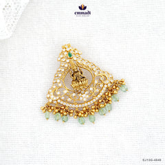 ISHWARYA Exquisite Green Nakshi Pendant