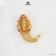 JAAGRUTHI Elegant Pink Puligoru Pendant