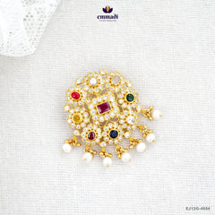 JAANKI Elegant Multi-Stone Pendant Jewelry