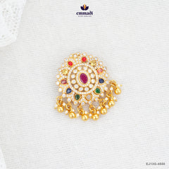 JAGADAMBA Exquisite Multi-Stone Pendant Jewelry