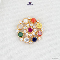 JAITASHRI Exquisite Multi-Stone Pendant Jewelry