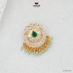 JALAHASINI Elegant Green Stone Pendant