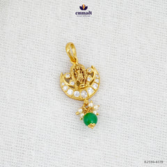 JAYAPRABHA Elegant White Nakshi Pendant