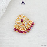 JEYAPRIYA Elegant Pink CZ Pendant