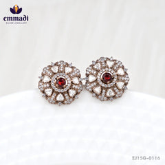 Mahati Victorian Red Studs