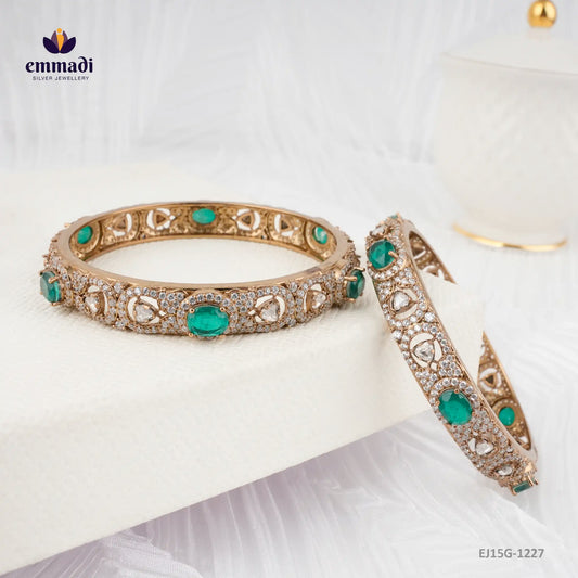 Bimbini Victorian Green Bangles