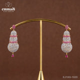 Kalyai Premium Cz Pink Hangings