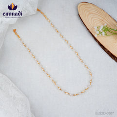 Shreya's Beads Pink Chain - Handcrafted Indian Jewelry