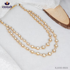 Rajkumari's Moissanite Multi Long Haram