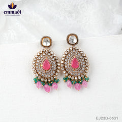 Rajasthani Rani Jewels: Victorian Pink Hangings
