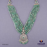 Mridini Victorian Green Long Necklace