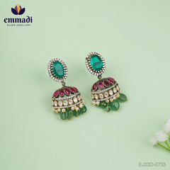 Sita's Handcrafted Victorian Multi Hangings: Pure Gold Plating on 92.5 Silver