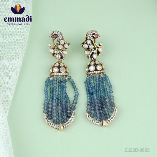 Aslesha Arunima Handcrafted Jewelry: Hangings Victorian Pink